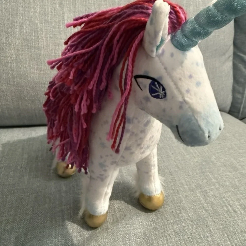 Uni the Unicorn Plush Stuffed Animal with‎ Yarn Hair 2019